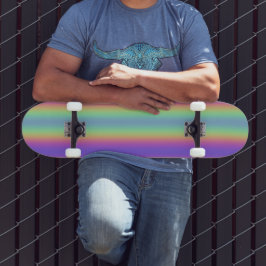 ネオングローレインボーストライプSKATEBOARD スケートボード