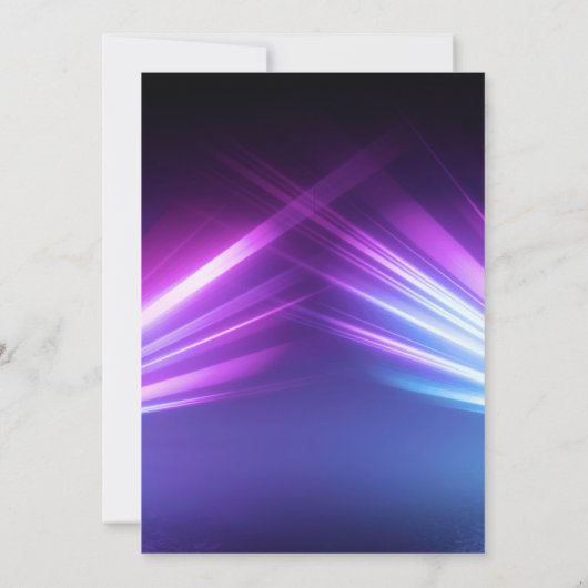 ネオングローレトロアーケードゲームバースデーパーティー 招待状 (裏面)