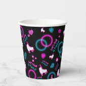 ネオングローローラスケートで滑るレッツパタ転がン 紙コップ (正面)