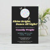 ネオングローヴディスコ誕生日 招待状 (スタンド正面)