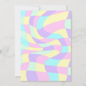 ネオングローヴディスコ誕生日 招待状 (裏面)