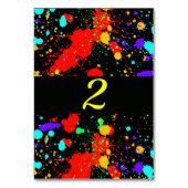 ネオングロー絵を描（ばちゃばちゃ）跳ねる テーブルナンバー (裏面)