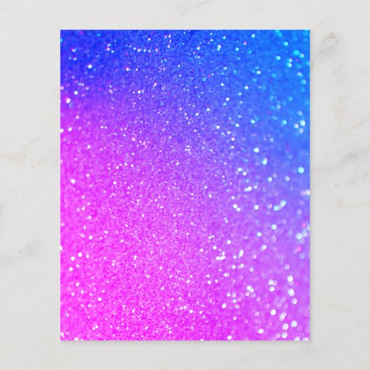 ネオングロー10代の予算の誕生日パーティーの招待 (裏面)