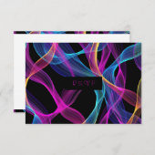 ネオングロー、フローリボン 出欠カード (正面/裏面)