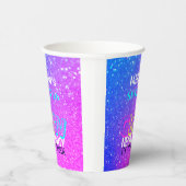 ネオングローSweet sixteen誕生日パーティー 紙コップ (右)