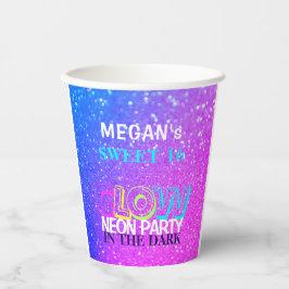 ネオングローSweet sixteen誕生日パーティー 紙コップ