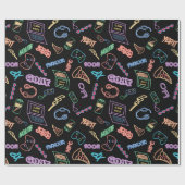 ネオンゲーマーラッピング紙 ラッピングペーパー (フラット)