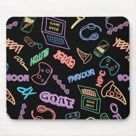 ネオンゲーマー マウスパッド (正面)