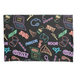 ネオンゲーマー 枕カバー