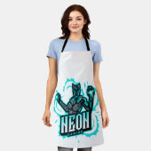 ネオンゲーム エプロン (着用した状態)