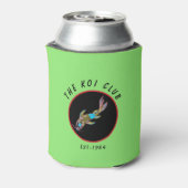 ネオンコイグリーンパーソナライズされた絶縁クーラーボックス 缶クーラー (缶裏面)