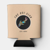 ネオンコイバパーソナライズされたニラ絶縁クーラーボックス 缶クーラー (裏面)