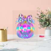 ネオンコケットハロウィーンパンプキン アクリルサイン (ウェディング)