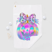 ネオンコケットハロウィーンパンプキン ゴルフタオル (インサイチュ)