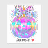 ネオンコケットハロウィーンパンプキン シール (シート)