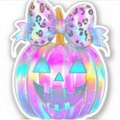 ネオンコケットハロウィーンパンプキン シール (正面)
