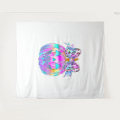 ネオンコケットハロウィーンパンプキン タペストリー (正面(横))