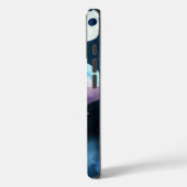 ネオンコズミックカウズプリント電話ケース Case-Mate iPhoneケース (裏面 / 左)