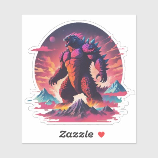 ネオンゴジラの北 シール (シート)