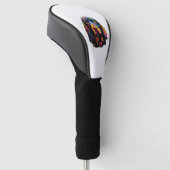 ネオンゴードンセッター ゴルフヘッドカバー (アングル)