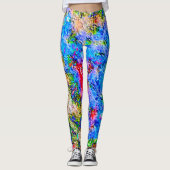 ネオンサイケデリックノバストームレギンス レギンス (正面)