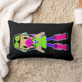 ネオンサイバーのゴシックのLumbarの枕 ランバークッション (ブランケット)