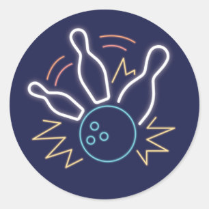 ネオンサイバーボーリング ラウンドシール