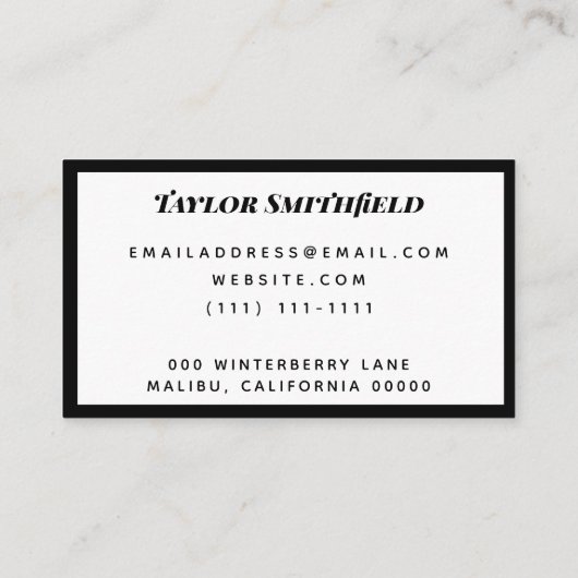 ネオンサインこんにちは 名刺 (裏面)