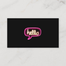 ネオンサインこんにちは