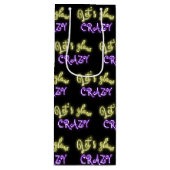 ネオンサインを熱狂する輝かせよう ワインギフトバッグ (正面)