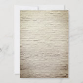 ネオンサイン白レンガ植物学結婚院 招待状 (裏面)