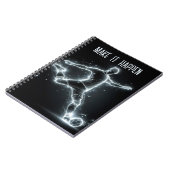 ネオンサッカー引用文 ノートブック (左側)