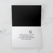 ネオンサッカー選手コーチありがとう カード (内部)