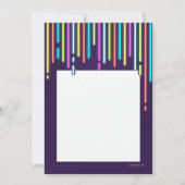 ネオンサンキューカード 招待状 (裏面)