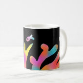 ネオンサンゴと魚 コーヒーマグカップ (正面右)