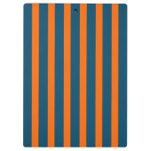 ネオンサンセットオレンジと海ブクールルー クリップボード (裏面)