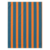 ネオンサンセットオレンジと海ブクールルー テーブルクロス (正面)