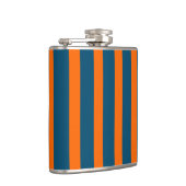 ネオンサンセットオレンジと海ブクールルー フラスク (右)