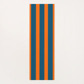 ネオンサンセットオレンジと海ブクールルー ヨガマット (裏面)