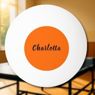 ネオンサンセットオ無地のレンジカカスタムラーカラーパーソナライズされた 卓球ボール