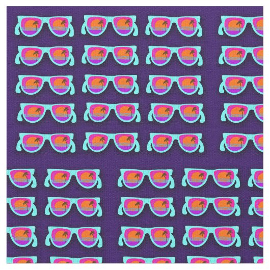 ネオンサンセットシェード ファブリック (クローズアップ)