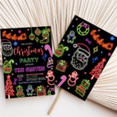 ネオンサンタクリスマスパーティー 招待状