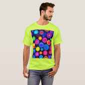 ネオンサークルバースト Tシャツ (正面フル)