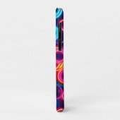 ネオンサークル：視覚的鮮やかな饗宴 Case-Mate iPhoneケース (裏面/左)