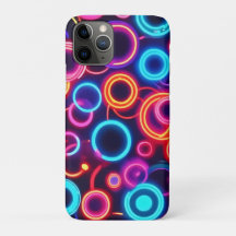 ネオンサークル：視覚的鮮やかな饗宴