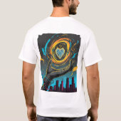 ネオンシティのパルス Tシャツ (裏面)