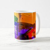 ネオンシティカラーフィールド コーヒーマグカップ (正面右)