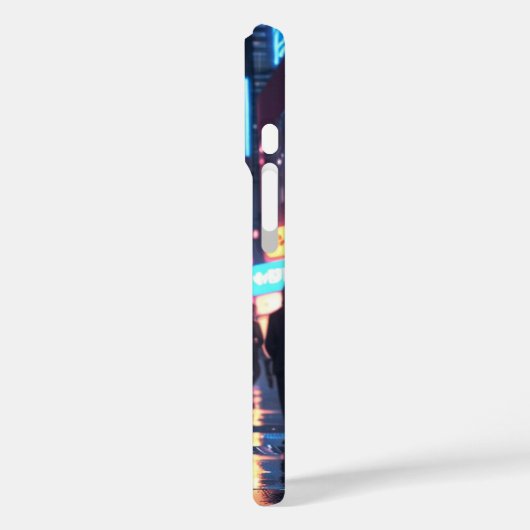 ネオンシティガール Case-Mate iPhoneケース (裏面 / 左)