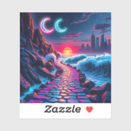 ネオンシティスカイラインパスウェイステッカー シール