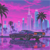 ネオンシティツアー車no 1ステッカー シール (正面)